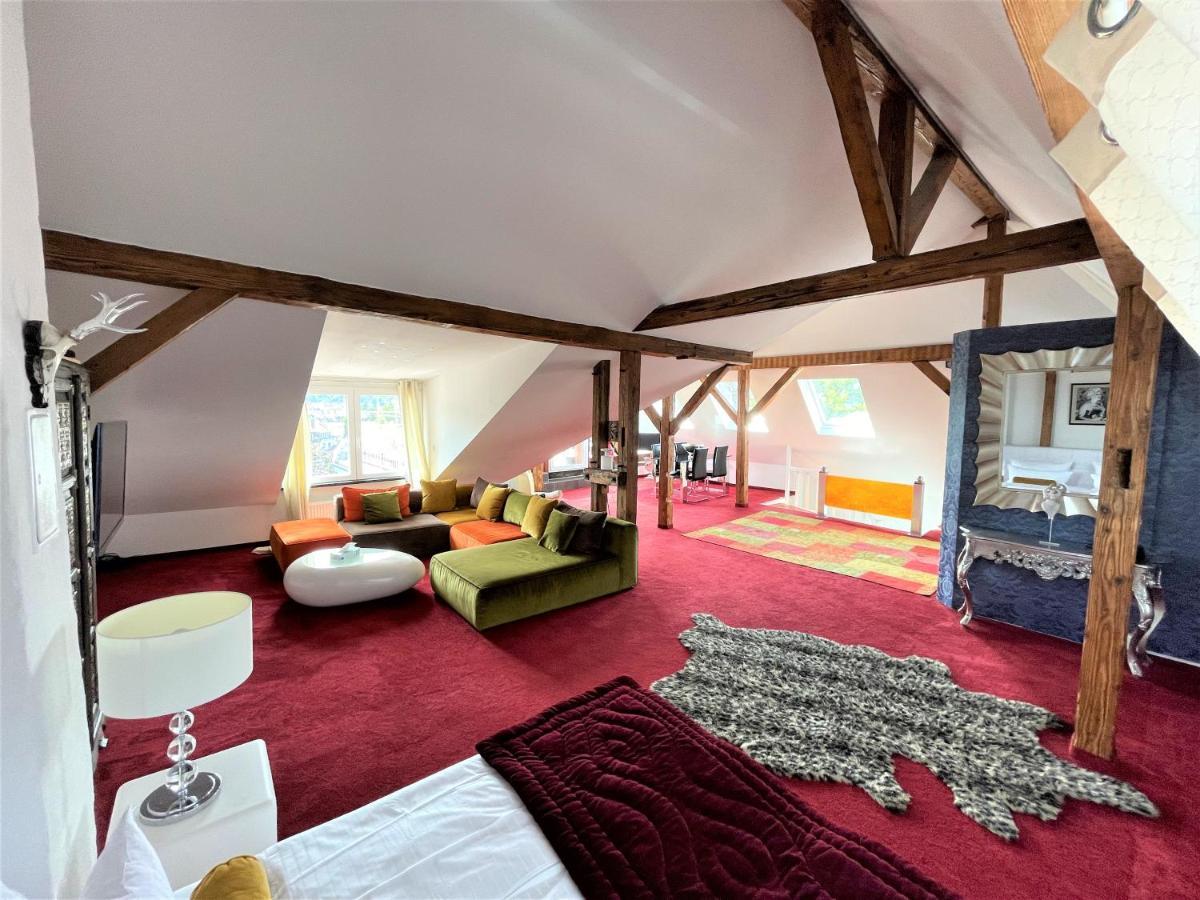 City Penthouse Mit Dachterrasse ไฟรบวร์กอิมไบรส์เกา ภายนอก รูปภาพ